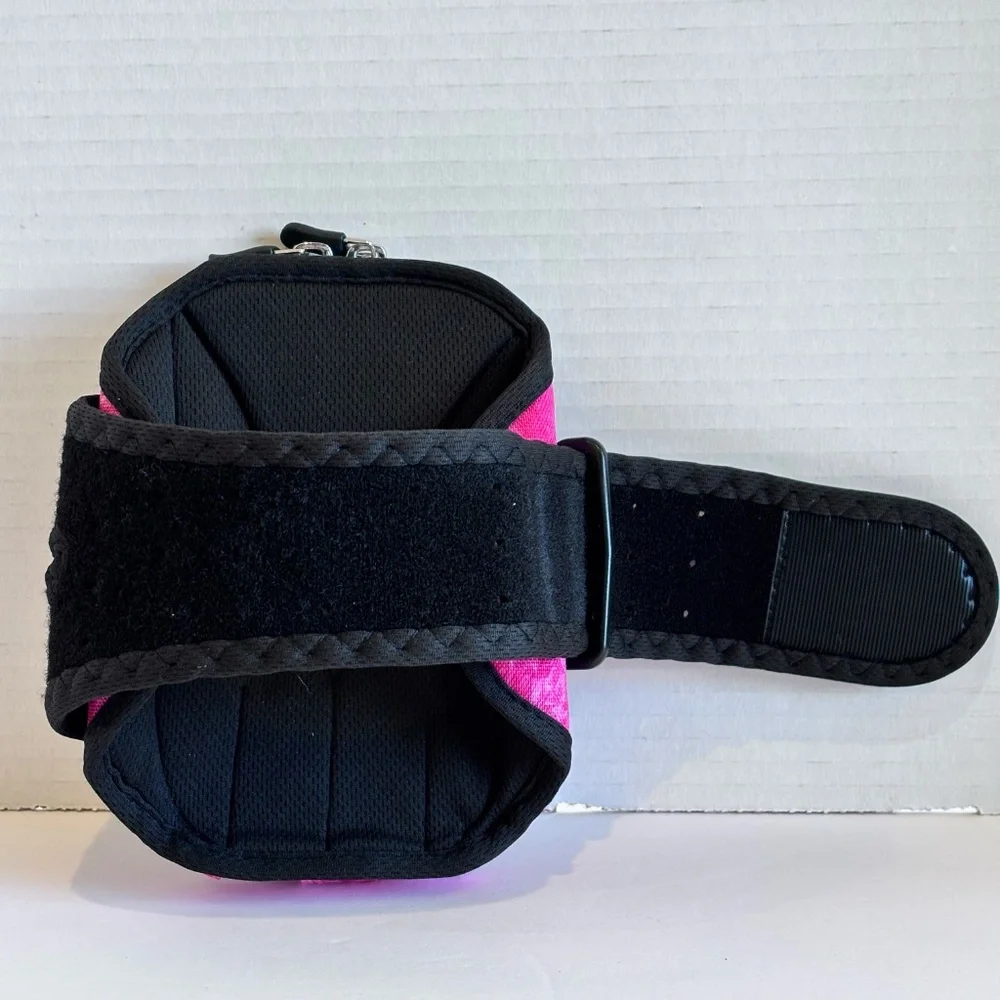 Armpocket X Cell Phone Armband Pink w/ Black Strap